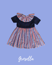 Cargar imagen en el visor de la galería, Vestido tejido Grosella - 2 años