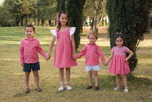 Cargar imagen en el visor de la galería, Vestido Rosa tejido - 2 años
