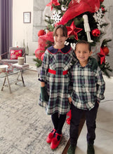 Cargar imagen en el visor de la galería, Vestido Pino verde - 4, 6 y 10 años
